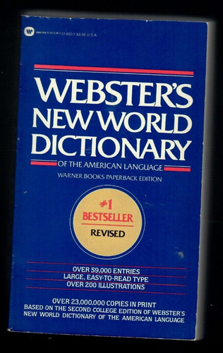 Webster's New World Dictionary of the American Language by David B. Guralink... - 第 1/2 張圖片