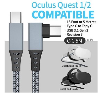 USB C Link Kabel für Oculus meta Quest3/2/Pro/Pico 4, PC/Steam/VR Headset