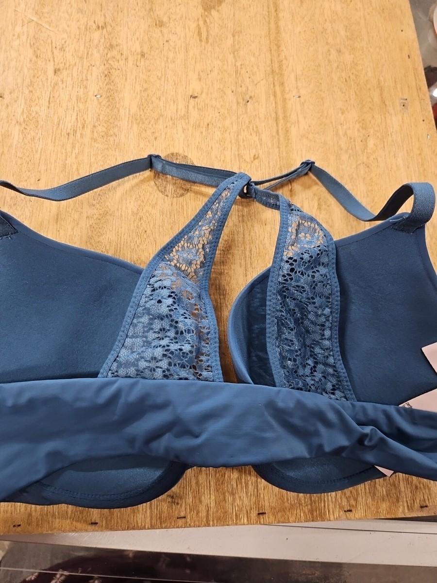 洋書 IN PERFECT SHAPE Womens Victoria's Secret Blue Perfect Shape T Back Front