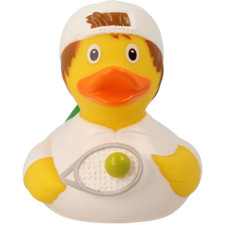 Tennis Player Boy Rubber Duck