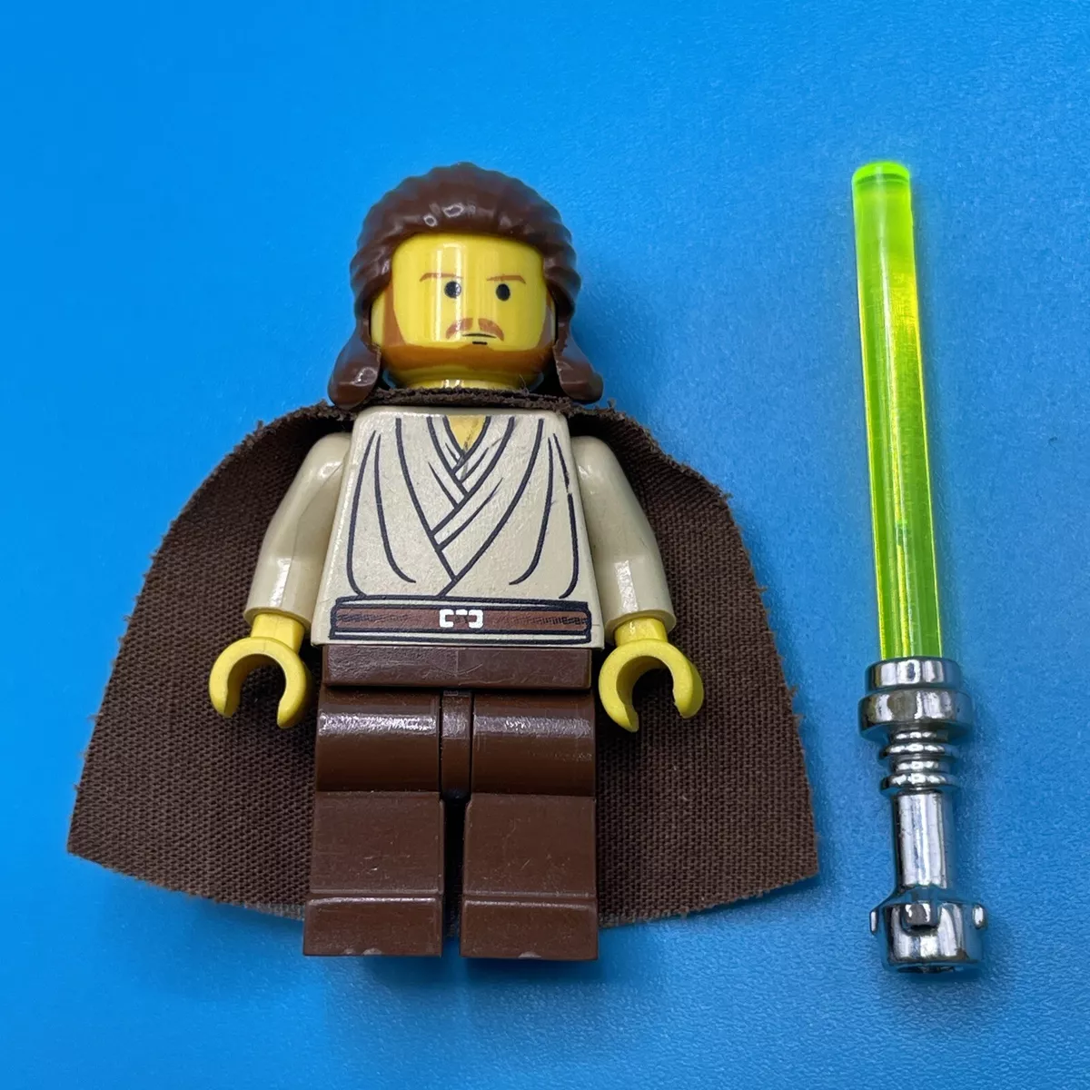 Lego Star Wars Minifigures Qui-Gon Jinn Original version 7101, 7121, 7161  sw0027