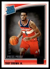 2018-19 Donruss Press Proof Purple Troy Brown Jr. Rookie 178/199 Washington