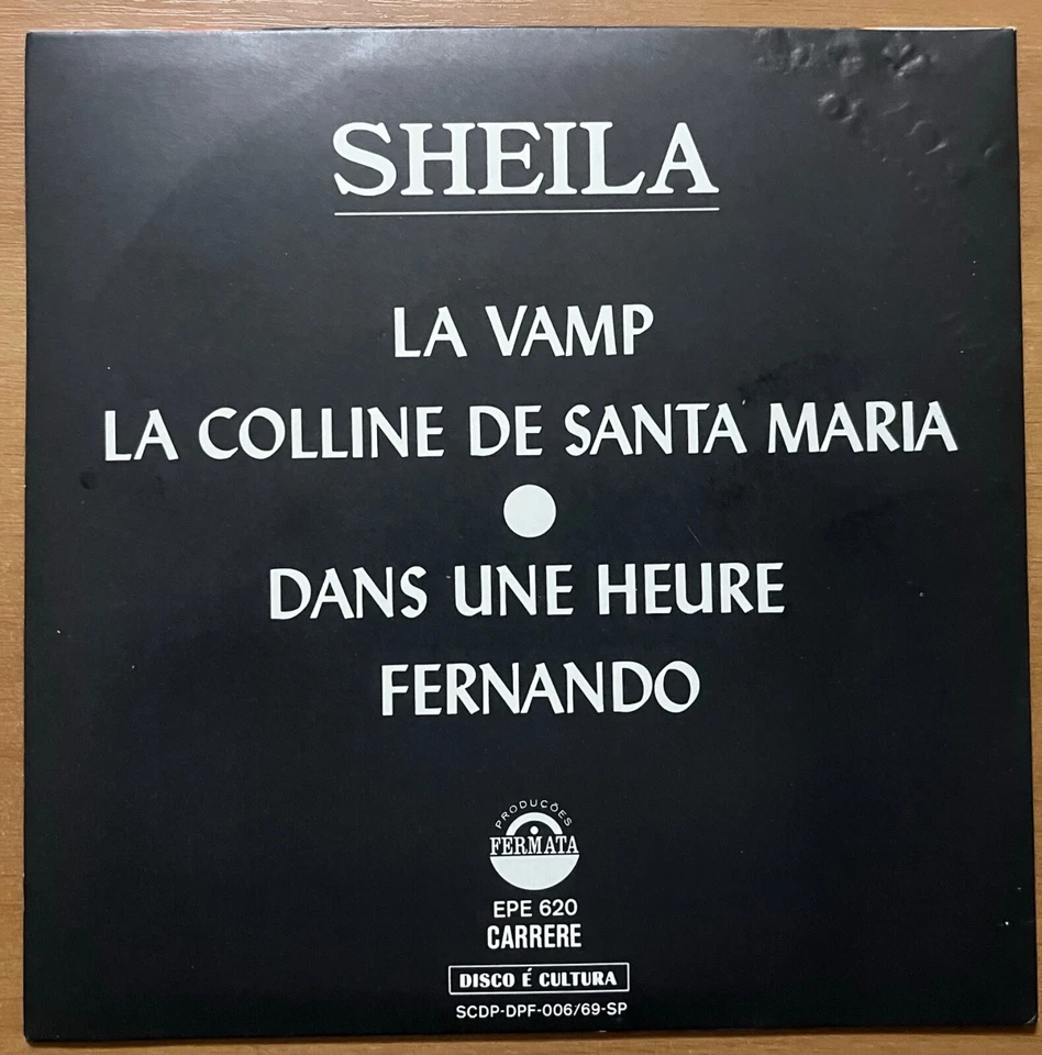 Sheila – 7" EP 4 track PROMO 1970 Picture Sleeve Unique Brazil - Image 3 of 4