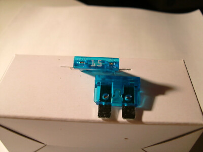 12V-32V  Flachsicherung 19mm 15A blau Standard Auto KFZ Sicherung 2 bis 10 Stück