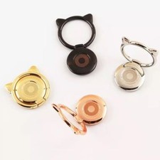 Universal Metal Finger Ring Stand Holder Grip Cell Phone Tablet - CAT HEAD