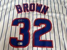 Ben Brown Cubs Auto Signed Jersey Custom Beckett Witness HOLOGRAM Home  — photo 2