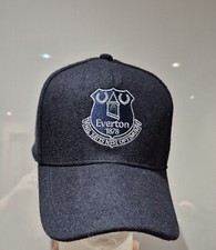 Everton Official Wool Blend Navy Baseball Cap with Club Crest
