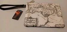 Lord Of The Rings Rohan & Gondor Clutch Purse NWT Zipper Pouch Buckle Down