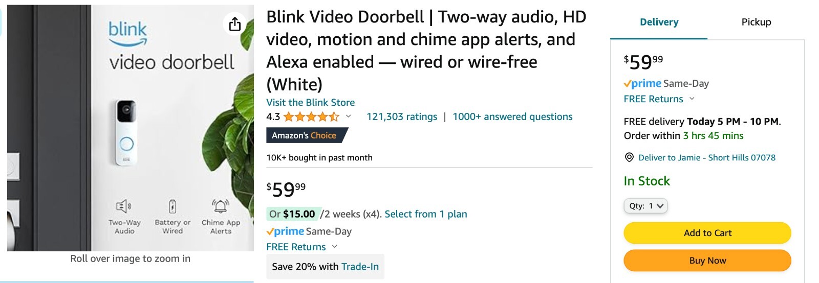 Blink Security Camera Bundle (Buy Now 145) eBay