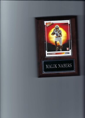 MALIK NABERS PLAQUE NEW YORK GIANTS NY FOOTBALL LSU TIGERS    C2
