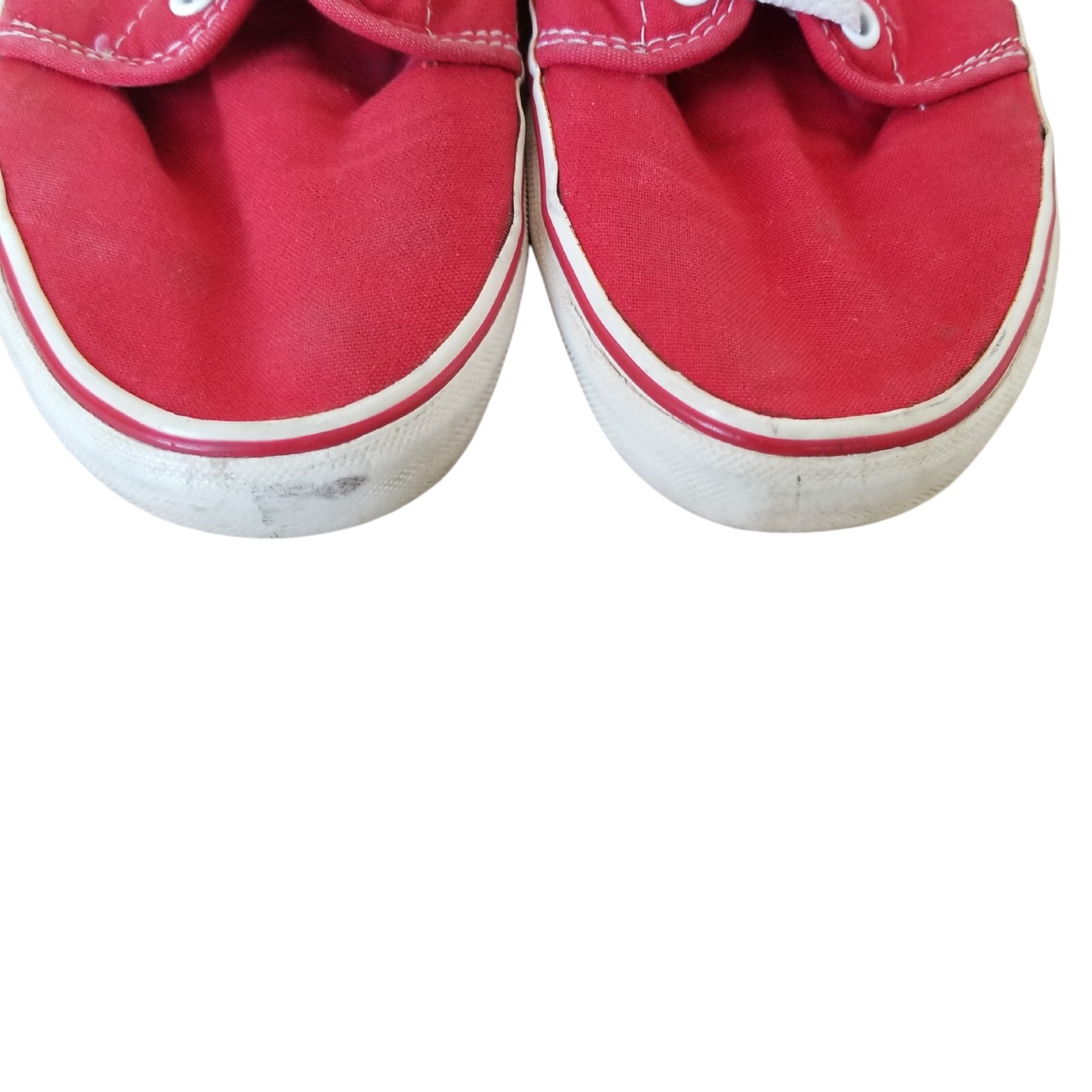 SAOLA Sneakers da skateboard Vans Cherry Red Authentics suole rosse da uomo 8