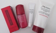 Shiseido 4 Pc Mini Travel Set Ultimune Revitalizing Essence Cleansing Foam Eye
