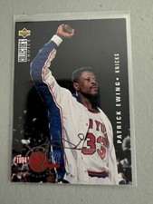 PATRICK EWING 1994-95 Upper Deck Collector's Choice #201 Silver Signature