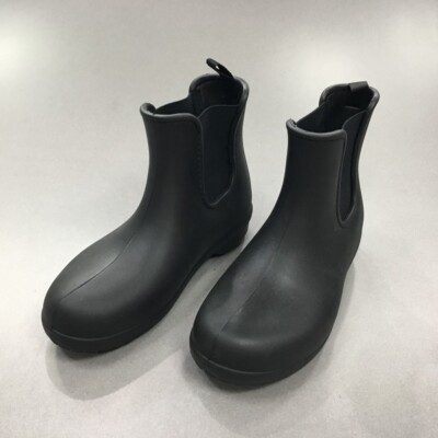 Crocs Freesail Chelsea Waterproof Boots Women's Size 6 Black Dual Comfort 204630