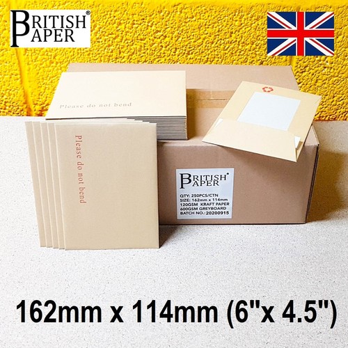 Please Do Not Bend Hard Card Board Backed Envelopes Brown Manilla C6 C5 A5 A4 A3 - Picture 28 of 49