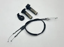 2009 Honda CRF250R Throttle Cable Housing Grips Tube Set OEM Handle Bar CRF 250R