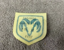 90? 91? 1992 93? DODGE DAYTONA FRONT FASCIA DECAL BLUE EN04MGG OEM NOS *