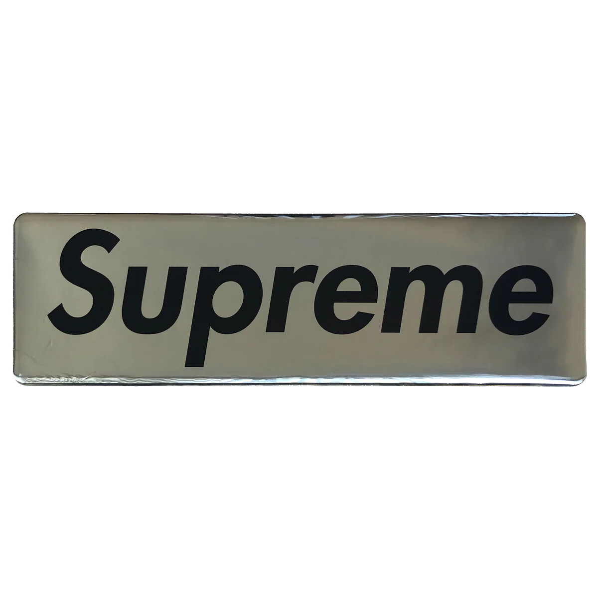 Наклейка с логотипом Supreme Plastic Box Красная серебристая SUPR002SUPR003 Одного размера 4690₽