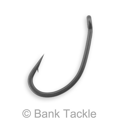 Bank Tackle Curve Schaft Haken Micro Stachel japanischer Stahl. Größe 4, 6 und 8 HJCB
