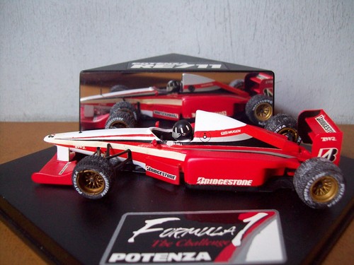 1/43 ONYX 292 BRIDGESTONE TEST CAR LIGIER 1996 DAMON HILL VERSION 5 WET TYRES - Picture 2 of 4
