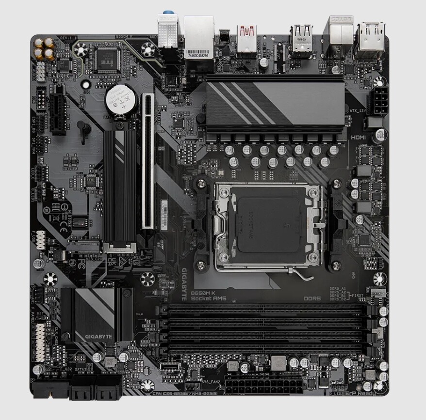 GIGABYTE B650M K (AMD Socket AM5対応) Amazon.com: GIGABYTE B650M K (AM5/ LGA 1718/ AMD/ B650/ Micro-ATX
