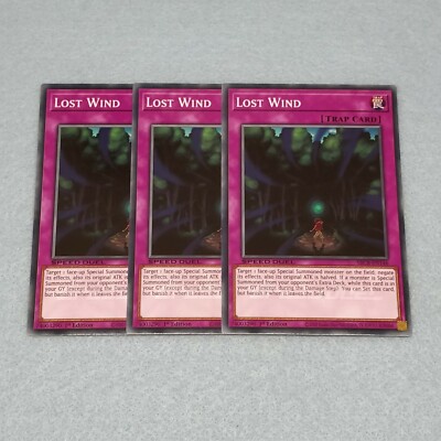 Yugioh Lost Wind 1st Edition Common 3 Card NM SBCB Speed Duel | eBay