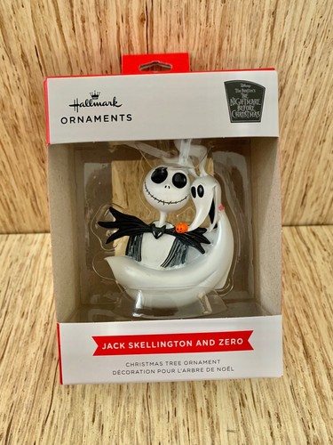 Hallmark Disney Tim Burton's Nightmare Before Christmas Jack Skellington & Zero