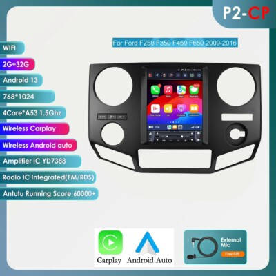 #ad For 2006 2014 Ford F 250 F 350 Super Duty Android 13 Carplay Car Radio GPS 232G $265.05