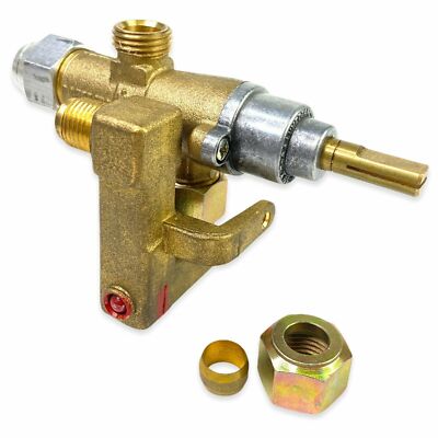 Gas tap PEL type 20s gas inlet M16x1.5 (pipe Ø 10 mm) KBD ø 0.2 mm Angelo-Po