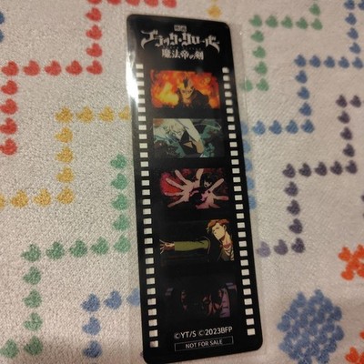 Black Clover Magna Bookmark Film Clear Bookmark Collectible Item