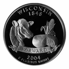 2004-S 50 State Quarters Wisconsin Proof — photo from another recent sale