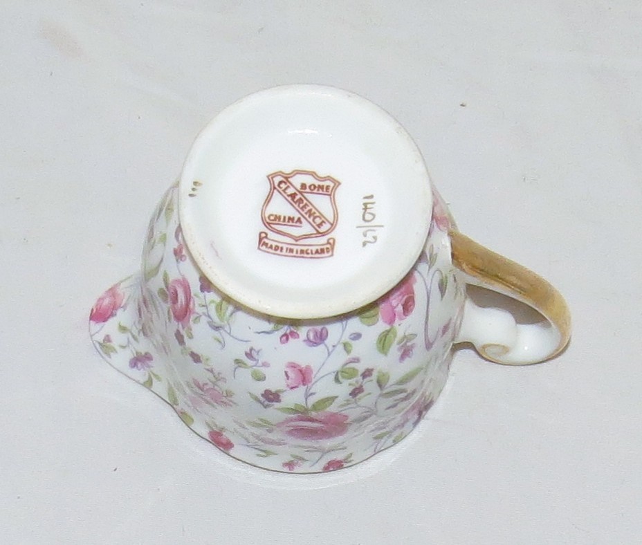Clarence Chintz 140/68 Bone China 2.3/4 inch Creamer | eBay