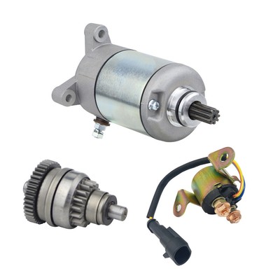 For Polaris 2006-2009 Sportsman 500 EFI X2 Starter Bendix and Relay SS+
