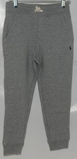 Ralph Lauren Boys Size 6 Heather Gray Color Drawstring Joggers Pockets