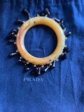 Vintage Prada Armband Hart Resin mit Charms - Neu mit Karton