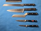 8 pc Lot/Set Ed Wusthof Dreizack Werk Germany Knives Cleaver Paring Chef Bread — photo 2