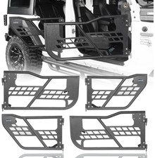 Heavy-duty Matrix Style Tube Doors Fits 2007-2024 Jeep Wrangler Jk Jl