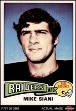 1975 Topps #151 Mike Siani Raiders Villanova 8 - NM/MT