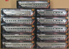Broadway Limited 700 California Zephyr 11-Car Passenger Set HO-Scale NOS *
