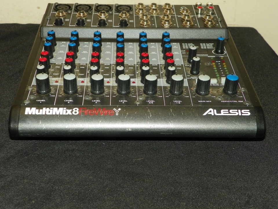 Untested Alesis MultiMix 8 FireWire Mixer With Effects - No Power Supply - Image 2 of 4