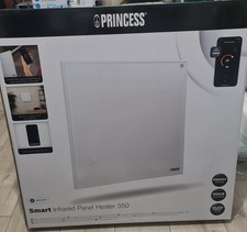 Princess Smart Panel Heater Electric 348035 Infrared Portable Wall Mounted 350W