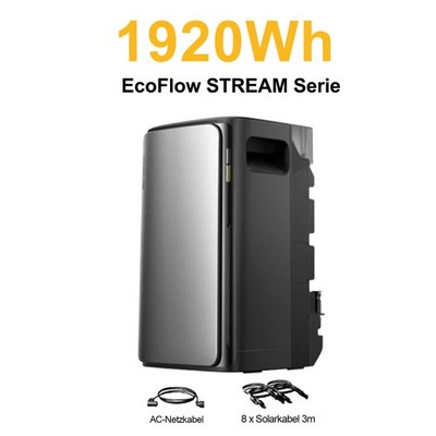 EcoFlow STREAM Serie 1920Wh Balkonkraftwerk Solarspeicher 800W Netzgekoppelt