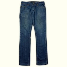 Jeans Uomo Wrangler W33 Segni di Usura Slim