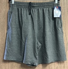 Champion Men's 8" Inseam Weekender Shorts In Black Heather Size L New