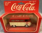 Vintage, Collectible, Coca-Cola 1/43 Die-Cast Metal VW Bus Repro 1996.
