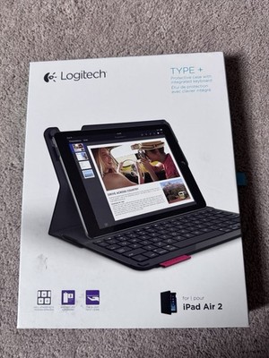 Logitech Type+ Folio Case, Integrated Keyboard for iPad Air 2, 920-006912