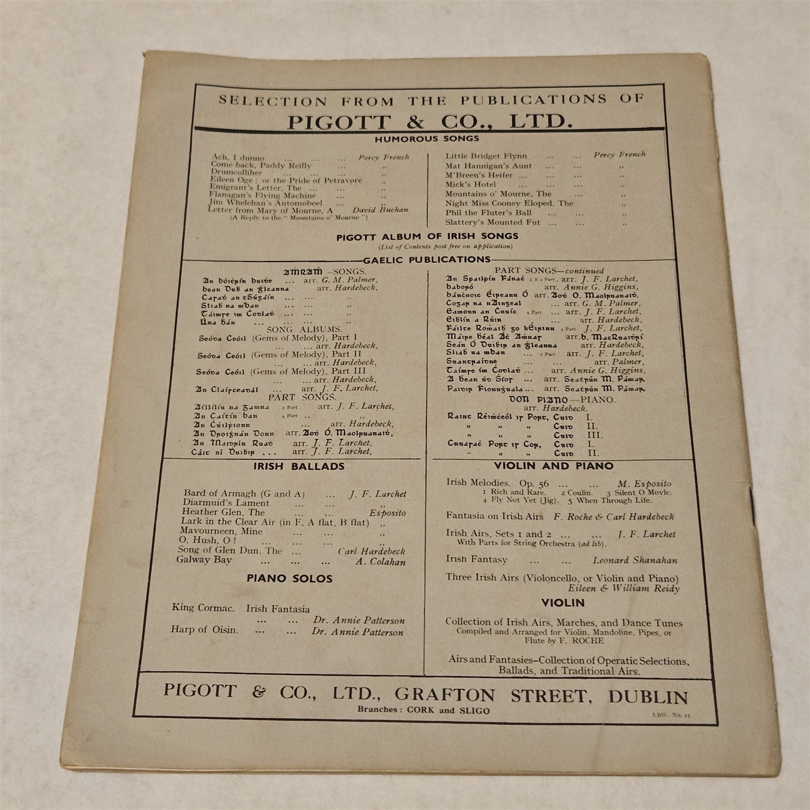 Gems of Melody Parte Uno Collezione di Melodie Tradizionali Irlandesi Pianoforte o Arpa foto 2