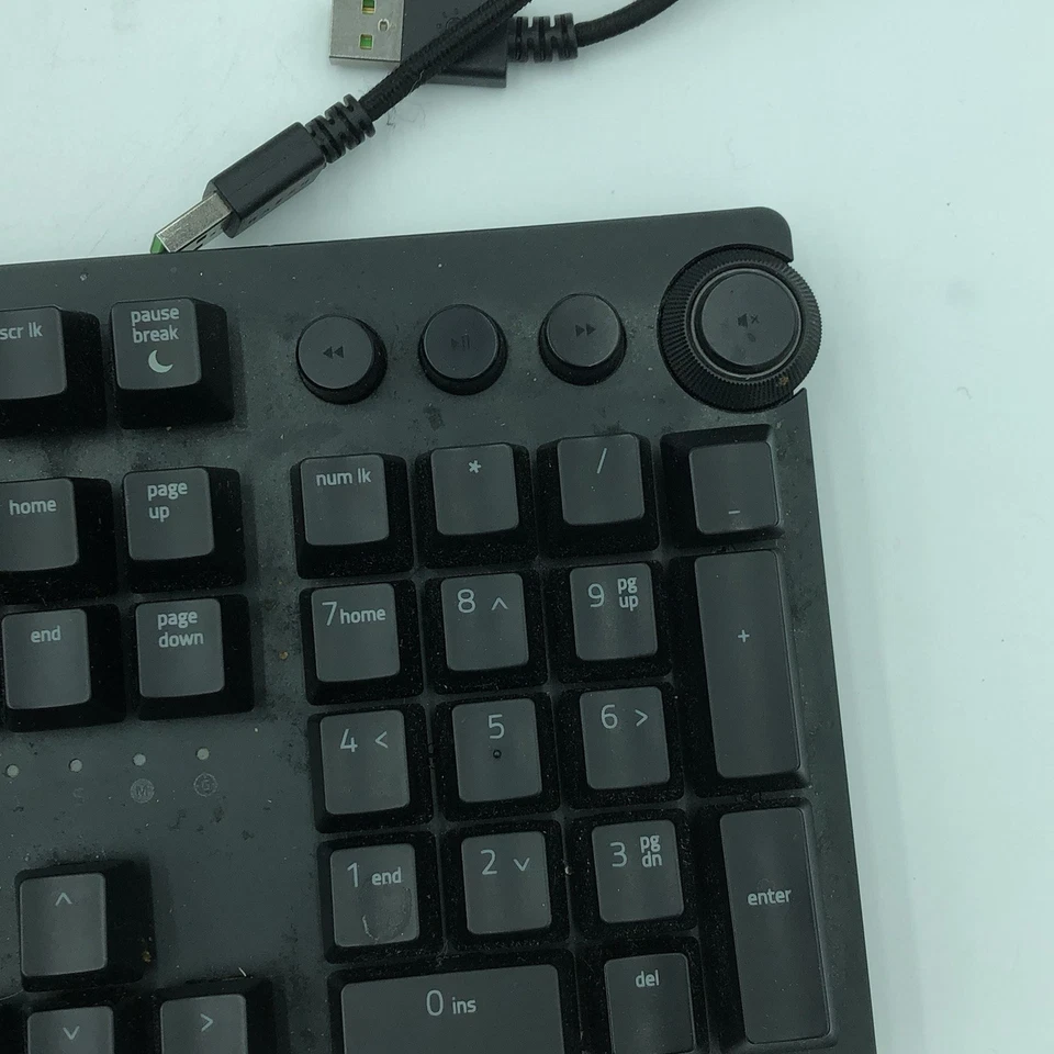 Razer Huntsman Elite RGB Gaming Keyboard RZ03-0187 Wired Mechanical TESTED WORKS - Image 3 of 4