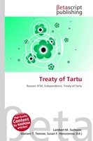 Treaty Of Tartu Russian Sfsr, Independence, Treaty Of Tartu Surhone (U. A.) Buch
