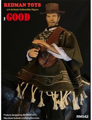REDMAN TOYS Collectible Figure COWBOY The UGLY Eli Wallach The Good Scale 1/6